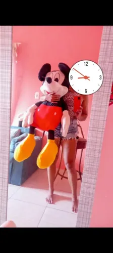 Boneco de pelucia para o dia dos namorados do mickey 75 centimetros