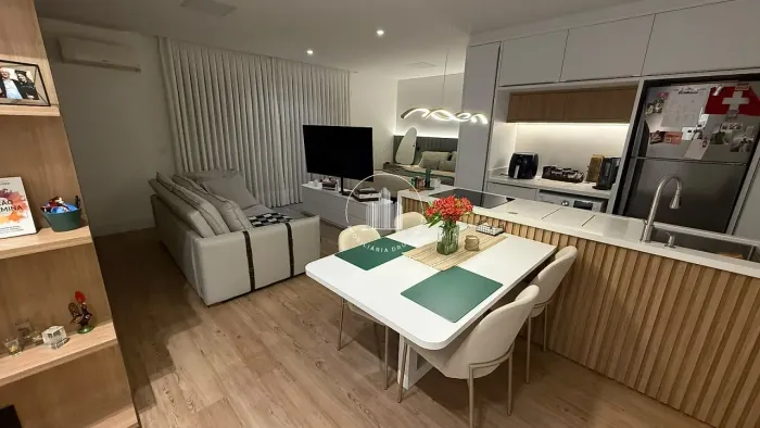 Studio Mobiliado no Áster Residence - Kobrasol - PLC