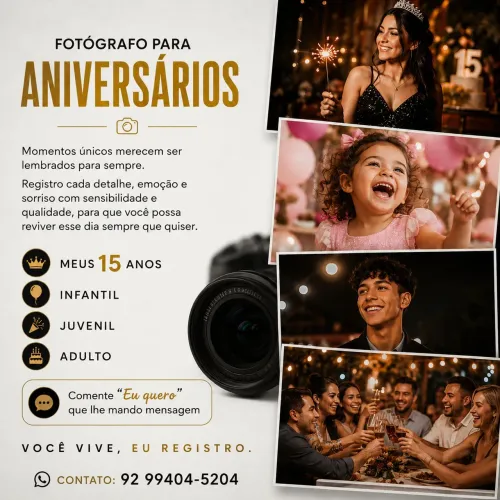 FOTÓGRAFO PARA EVENTOS
