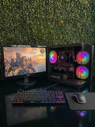 Computador completo Gamer Ryzen 5 3500x + 16g DDR4 + SSD 480G + Placa vídeo GTX 1650 4G