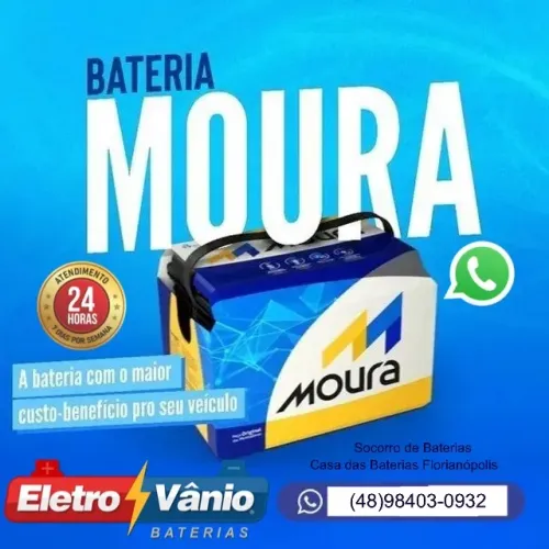 Bateria usada boa moura 60 ah garantia 2 meses na base de troca 
