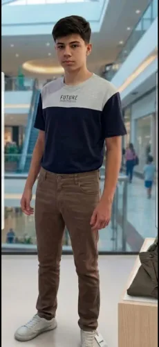 Conjunto de calça e camisa - veste 12 a 14 anos - seminovo