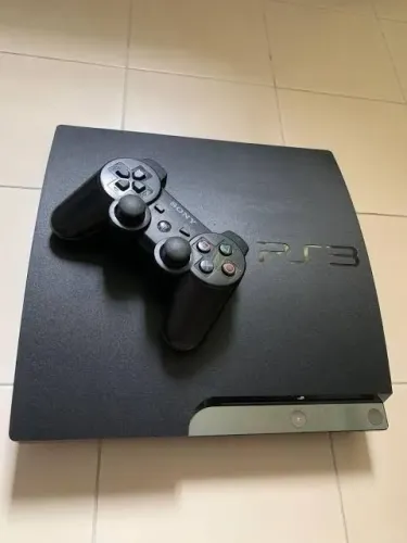 Playstation 3 Slim Desbloqueado + Vários Jogos (Aceito Cartão)