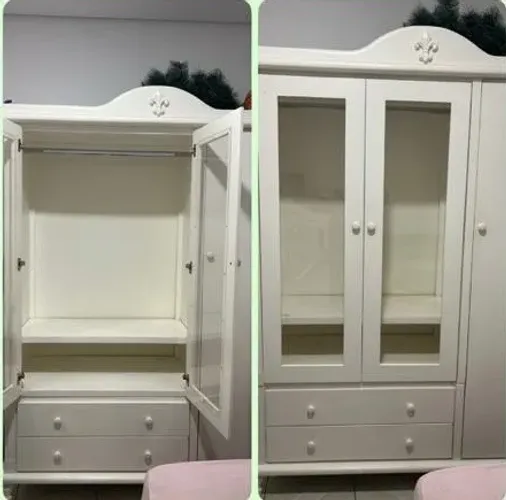 Cômoda e guarda roupa infantil