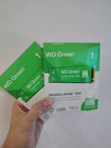 (Lacrado) SSD NVME 1TB WD Green SN3000 PCI4.0 5000Mb/s