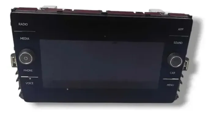 Radio Central Multimídia Vw Jetta Tcross Polo Virtus 20 22 Preto