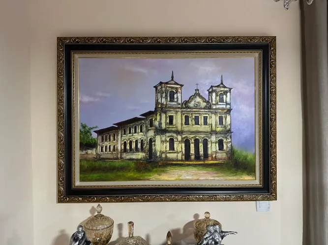 Óleo sobre tela, Pedro Silva.