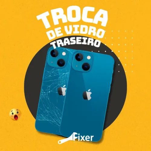 Troca de vidro traseiro de iPhone