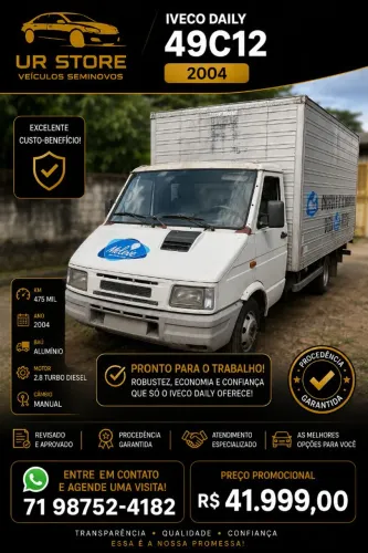 Iveco Daily 49.1 8V2 2.8 120cv Diesel Mec. 2004