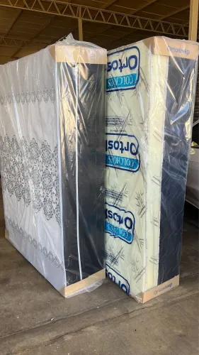 Cama box casal temos pronto entrega
