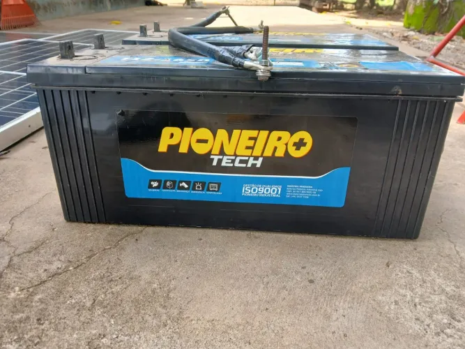 Bateria estacionária 165ah 1 ano de garantia