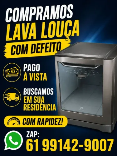 Compramos lava louça com defeitos 