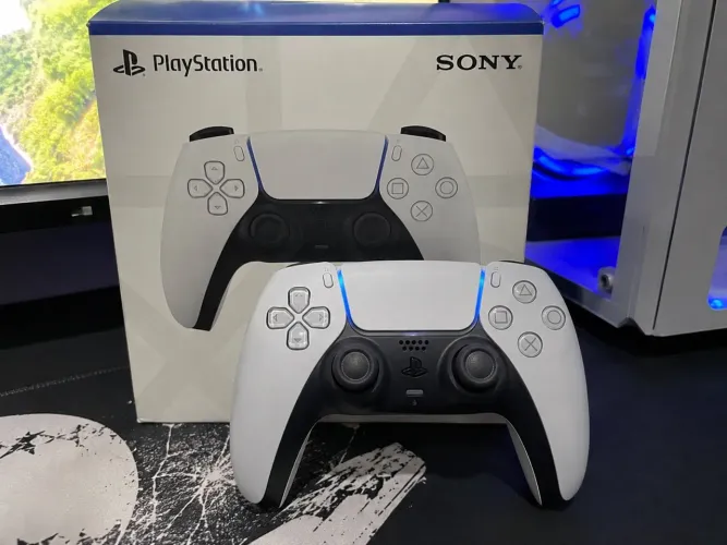 Controle PS5 Original Sony DualSense Branco Lacrado Novo