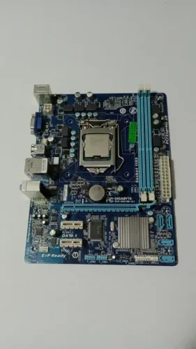 Placa Mãe Gigabyte Ga-h61m-s1 - Com Processador Intel (Usado)