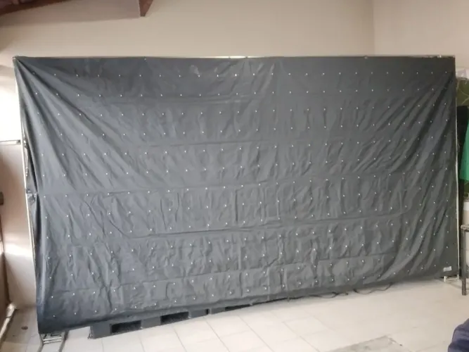 Cortina gráfica led 2.5x4.5 venda