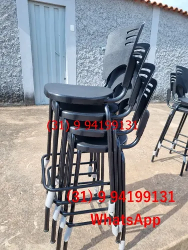 Banquetas altas novas Cor Preta 70 cm Frete grátis