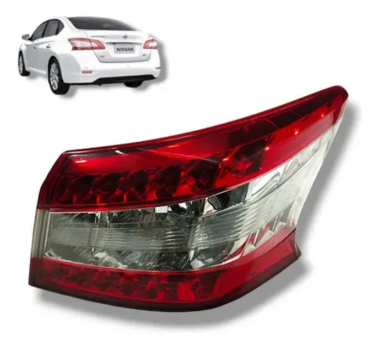 Lanterna Traseira Nissan Sentra 2014 A 2016 Direito Direito/passageiro Vermelho