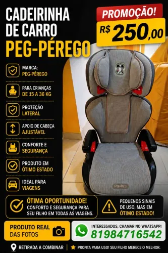 Cadeirinha de carro peg-perégo