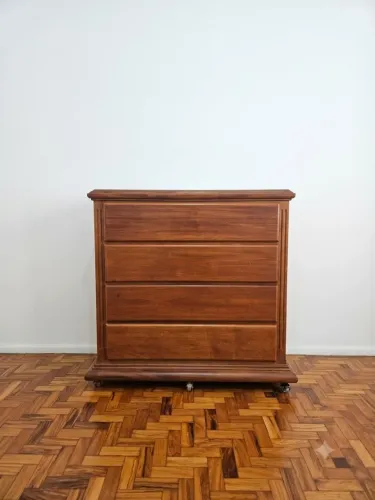 CÔMODA + 2 CRIADOS MUDOS | CONJUNTO DE MADEIRA PARA QUARTO