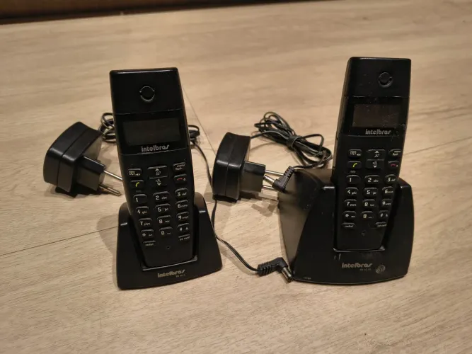 Telefone sem fio + ramal intelbras