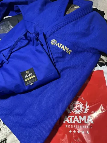Kimono Jiu-Jitsu Atama Classic Azul A2 - Excelente Estado
