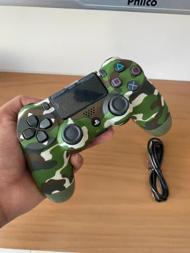 Controle PS4 camuflado novo