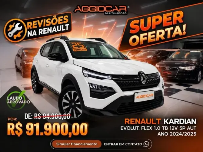 Renault Kardian Evolut. Flex 1.0 TB 12V 5P Aut. 2025