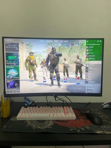 Monitor 23.6 Pol, Curvo Full HD, 1ms, 180hz