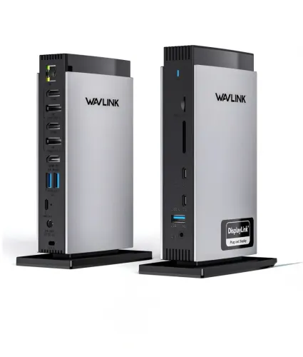 Dockstation Universal 3 Telas 4k Displaylink Fonte Pd 100w