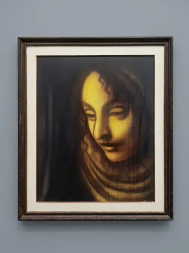Quadro óleo sobre tela - joaozito
