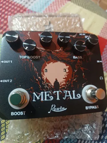 Vendo pedal Metal Rowin novo na caixa 