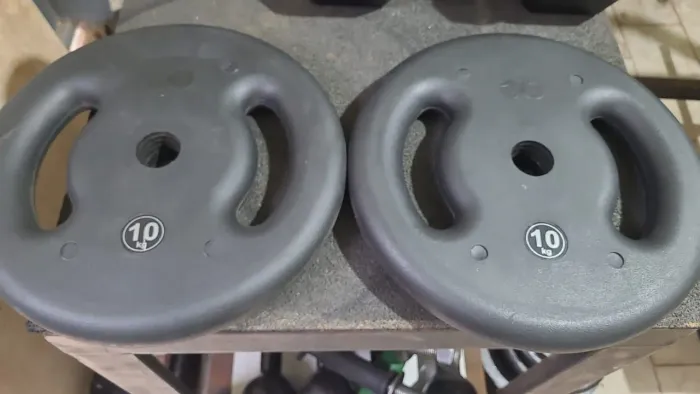 Par de anilhas 10 kg Emborrachadas