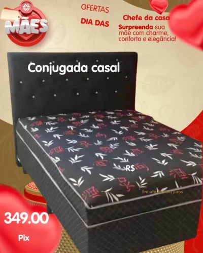 Cama box casal