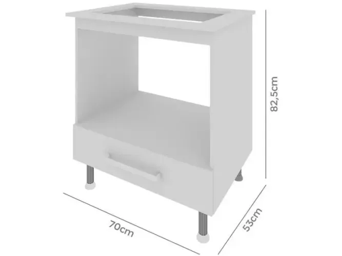 Balcão para cook top 4 bocas com espaço para forno. Novo