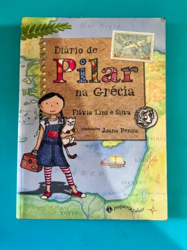 Livro Diário De Pilar Na Grécia