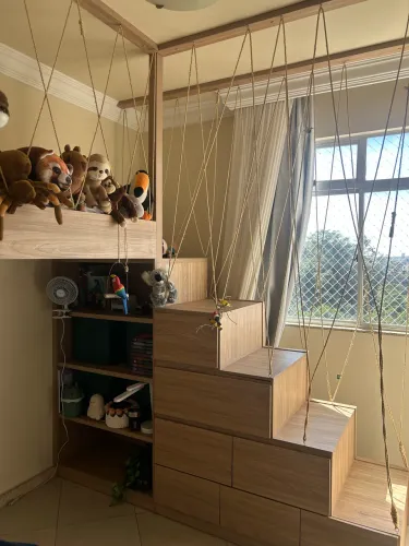 Cama de solteiro tema Floresta