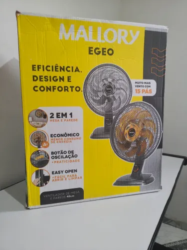 Ventilador Mallory Egeo 2 em 1 40cm 220V