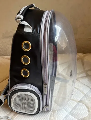 Mochila Pet Astronauta com Visão Panorâmica