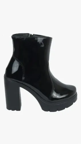 bota coturno preta