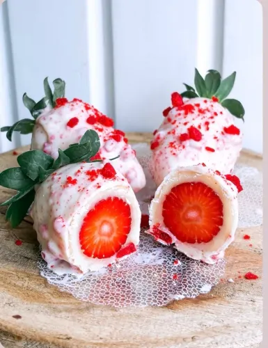 Morango cravejado