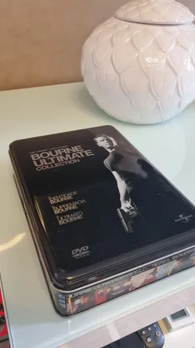 Caixa 3 dvds ultimamato Bourne collection Box metal