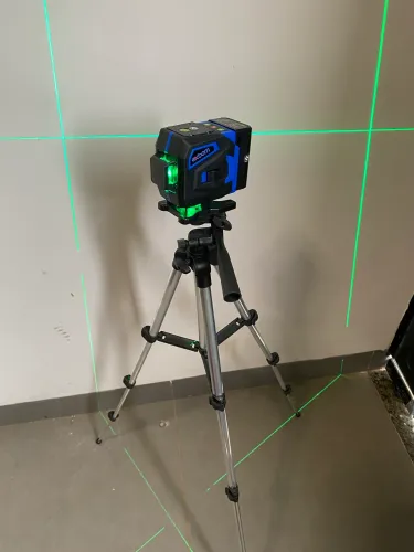 Nível a Laser 12 Linhas 2 Baterias Tripé