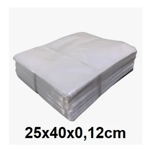 Embalagem a Vácuo 25 x 40 x 0,12 100 unid pct