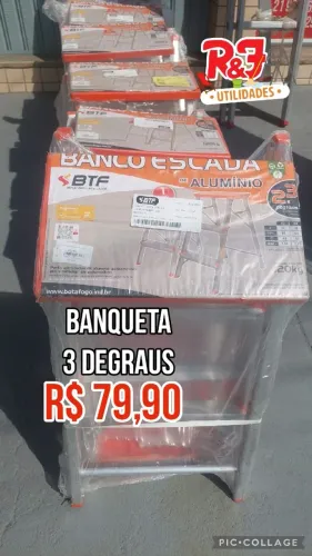 Escada Doméstica de Alumínio