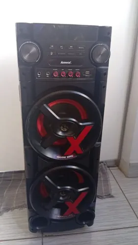 Caixa de som Amvox 1000w RMS