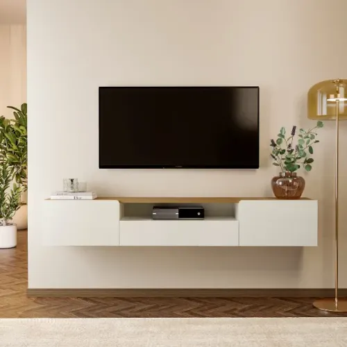 Rack Suspenso para TV até 75 Polegadas - Novo