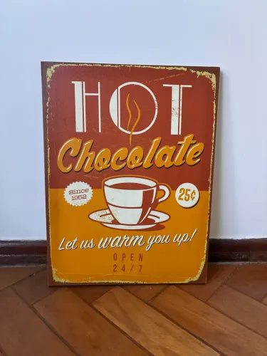 Quadro Chocolate Quente Parede