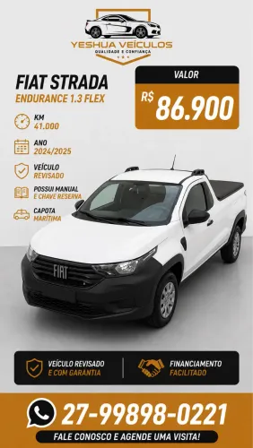 Fiat Strada Endurance 1.3 Flex 8V CS 2025