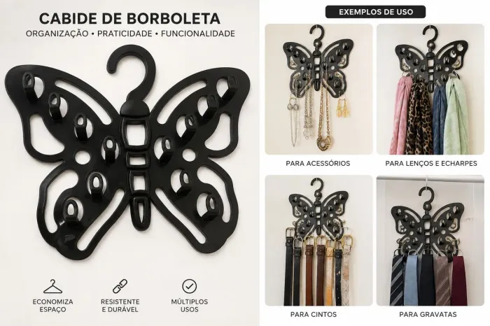 Cabide Borboleta