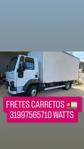 Serviço Transporte caminhão baú 6mt